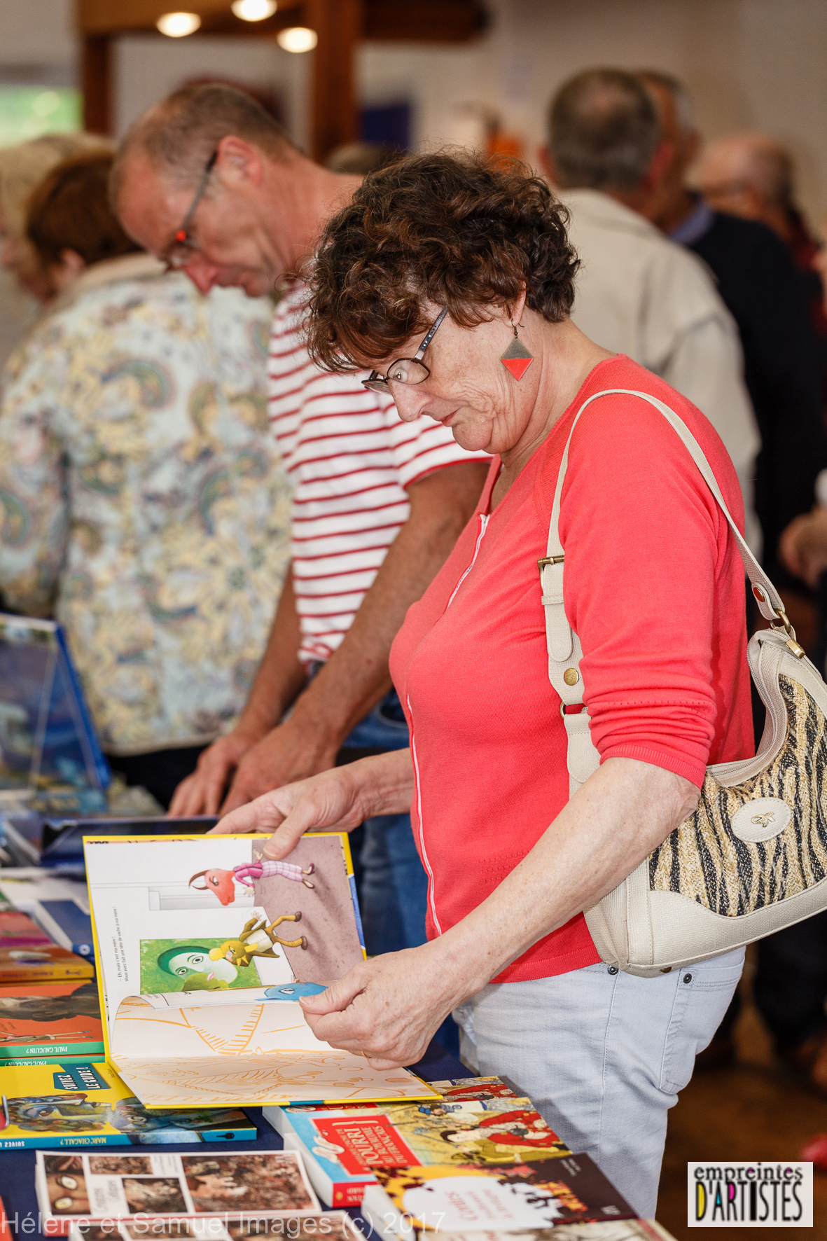 vernissage sur le salon du livre empreintes d'artistes 2017