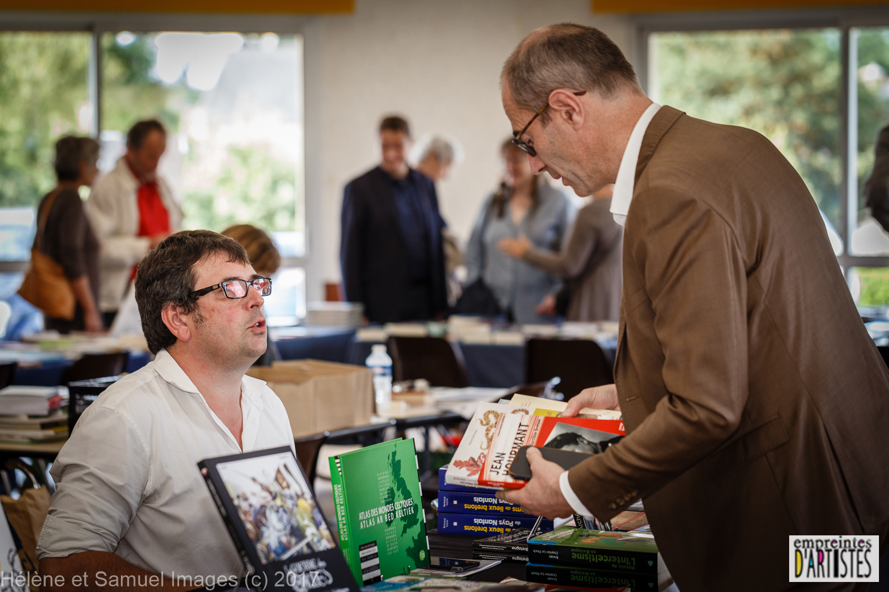 vernissage sur le salon du livre empreintes d'artistes 2017