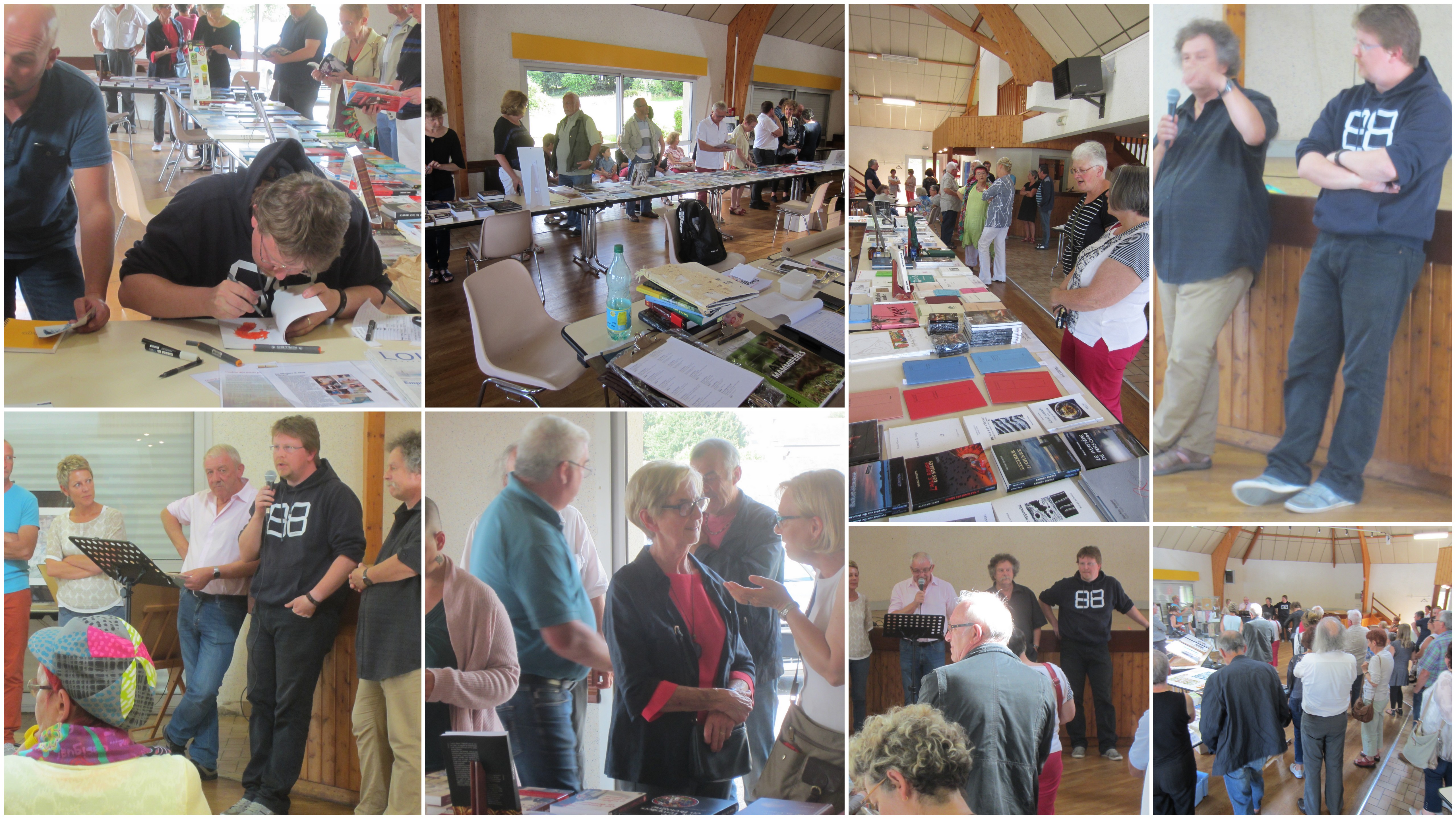 Festival Empreintes d'artistes 2016 - salon du livre de Plelauff