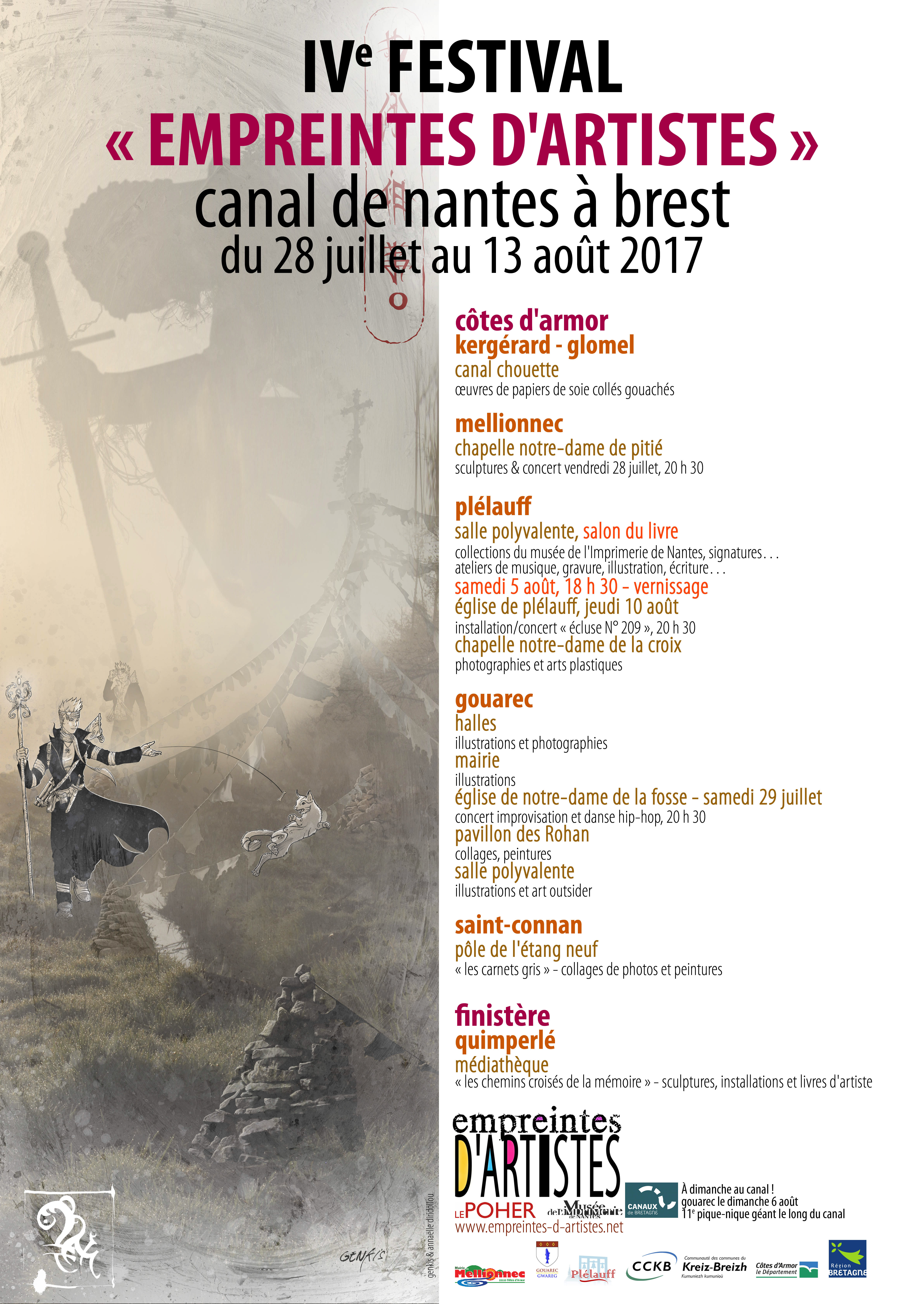 Affiche empreintes d'artistes 2017