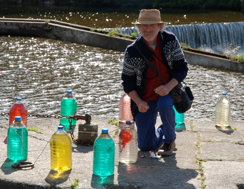 Pierre Thomas, installation festival empreintes d'artistes