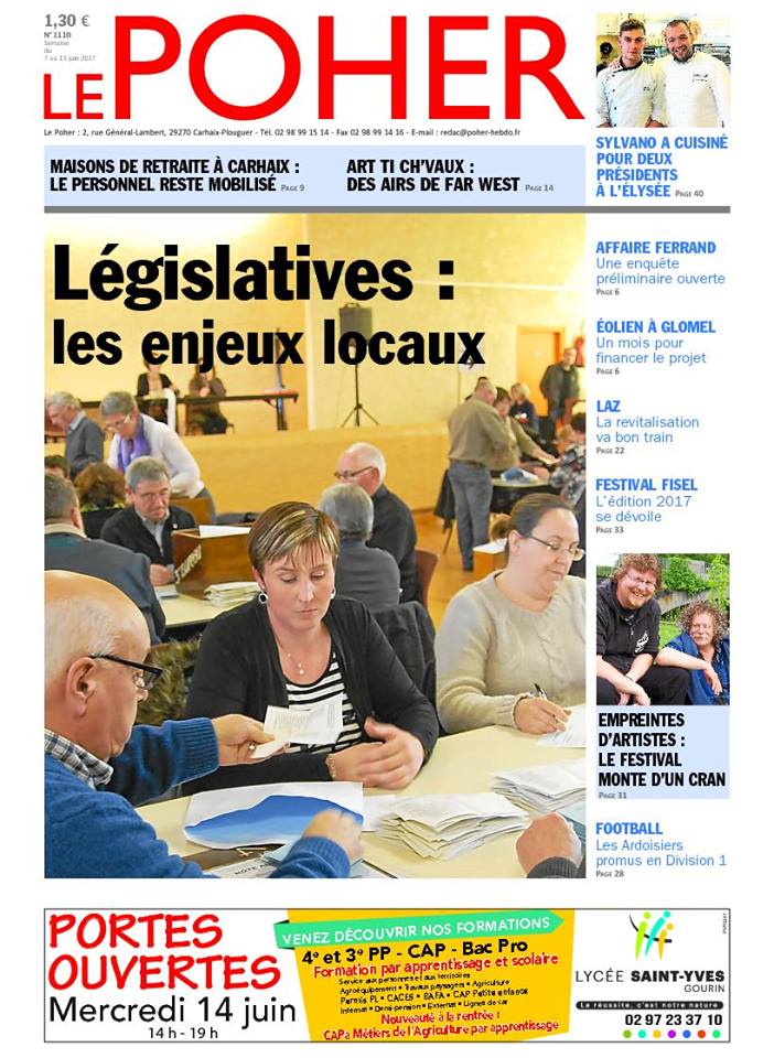 Empreintes d'artistes dans le poher