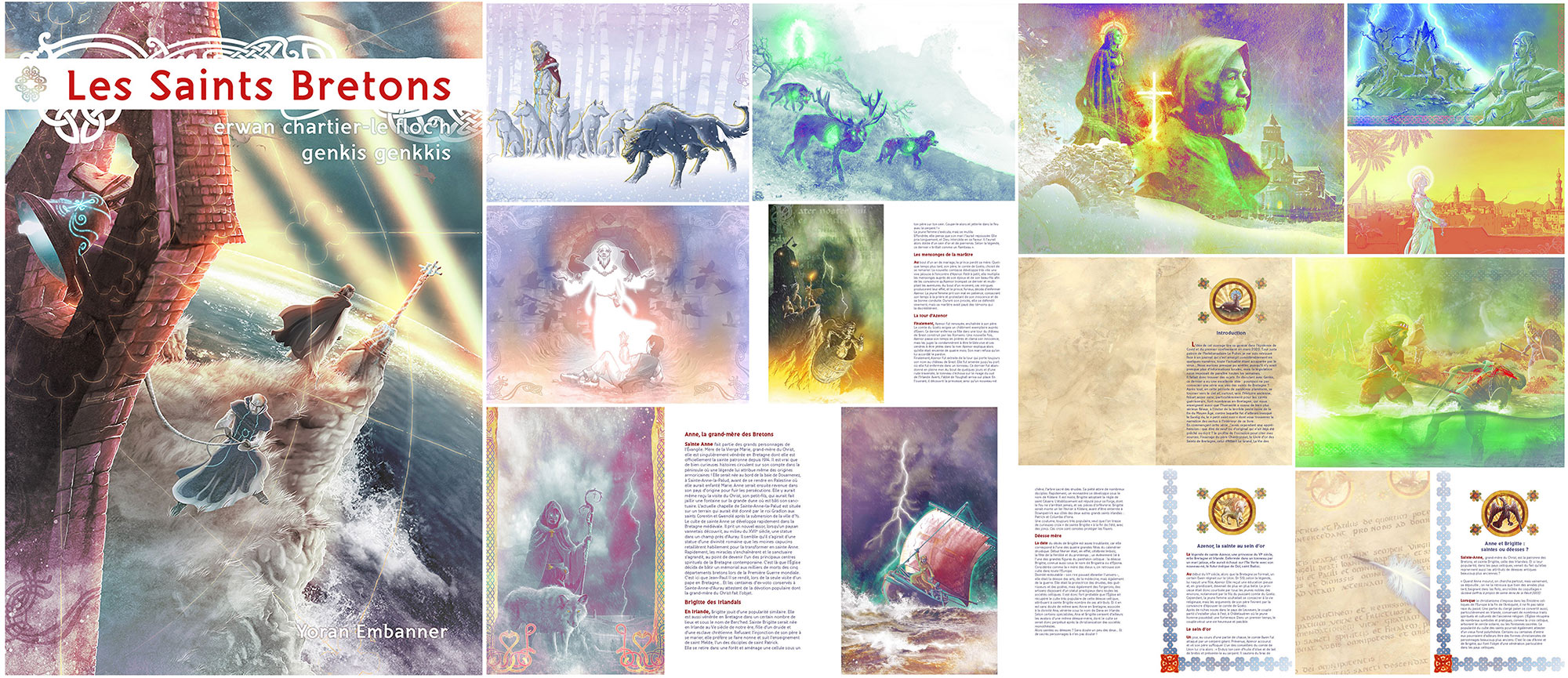 Les Saints Bretons par Genkis et Erwan Chartier aux éditions Yoran Embanner Les Saints Bretons par Genkis et Erwan Chartier aux éditions Yoran Embanner