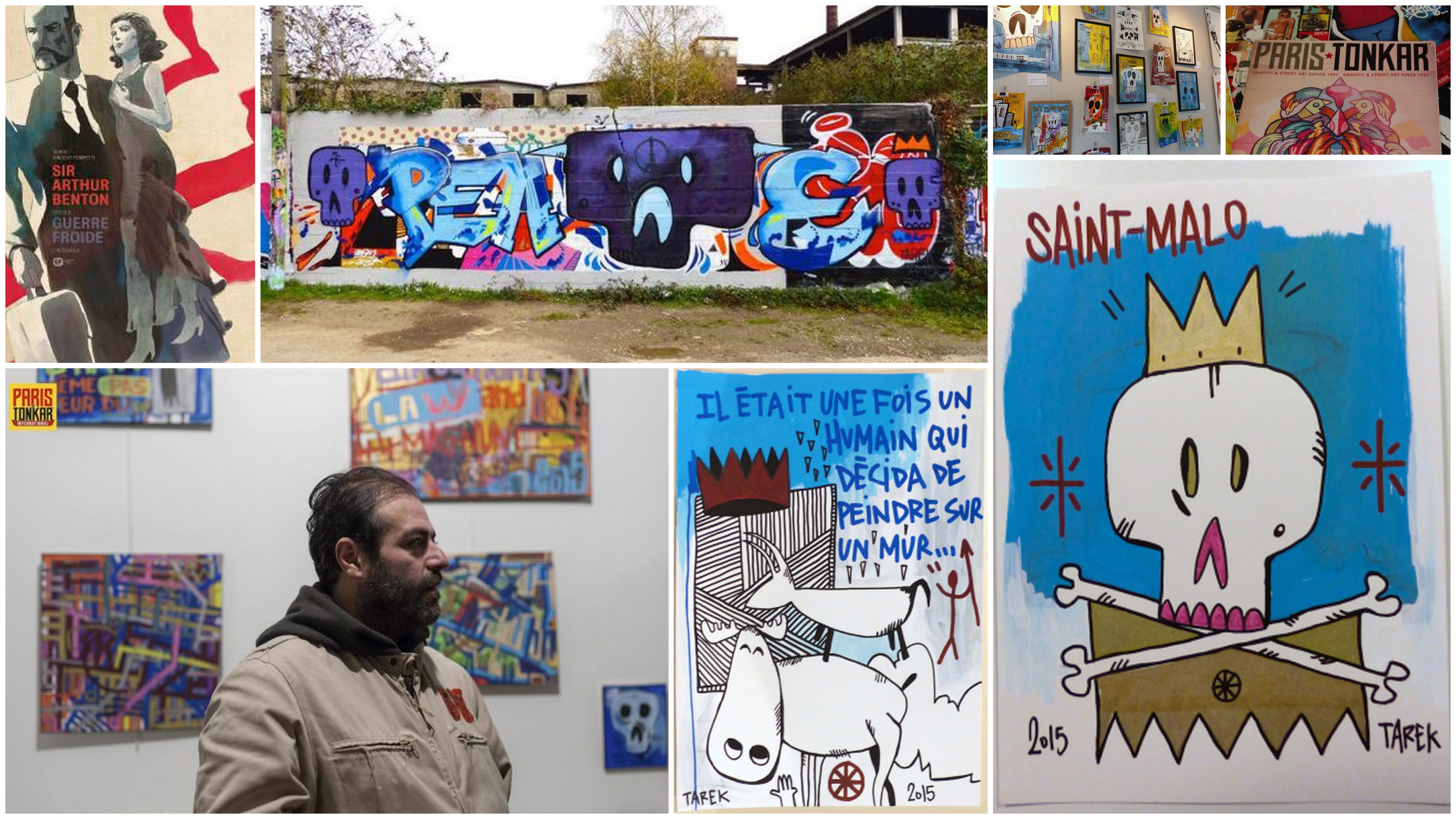 Tarek - street artiste et scénariste de bd