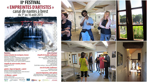 Vernissage à la maison éclusière de Rosveguen